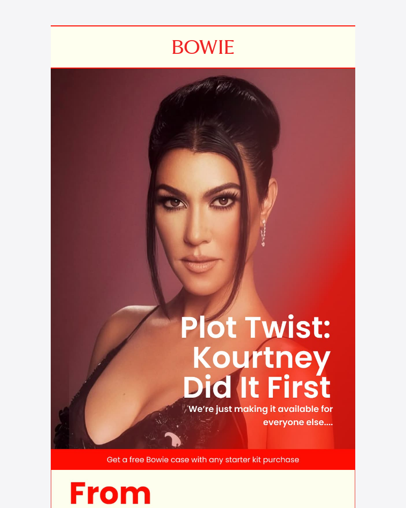 Plot twist: Kourtney did it first.